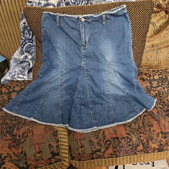 Vintage Old Navy denim Jean skirt size 12 - Picture 5 of 5